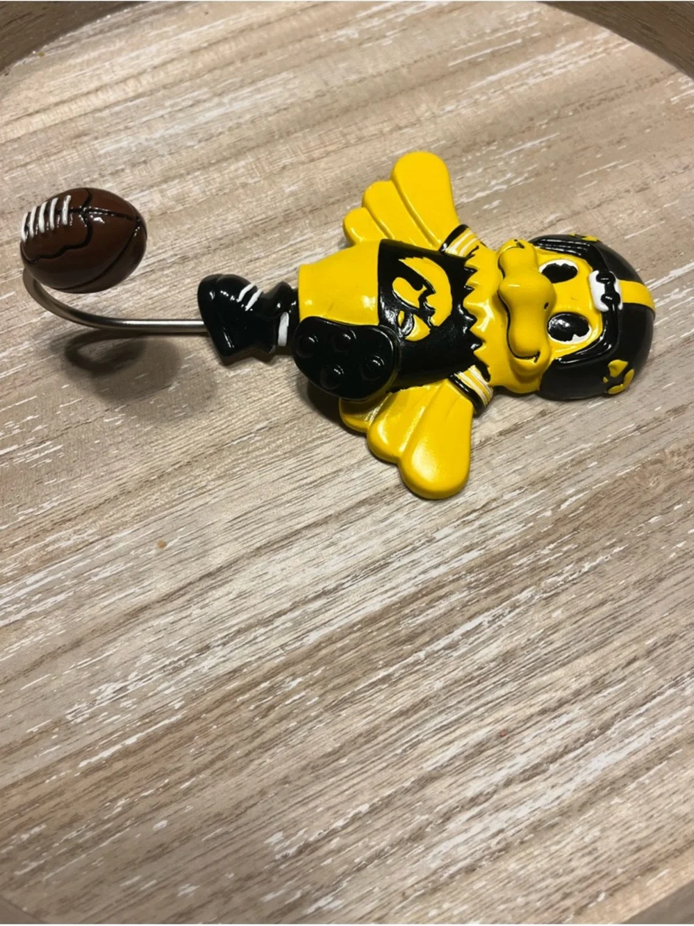 The University of Iowa “Herkey the Hawk” Wall Hook